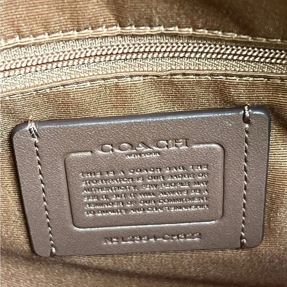 💰SOLD - CH322 - Coach Rowan Satchel with Signature Canvas Detail - Picture 10 of 12